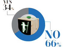 Yes:34%, No:66%