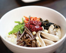 찰옥수수 비빔밥