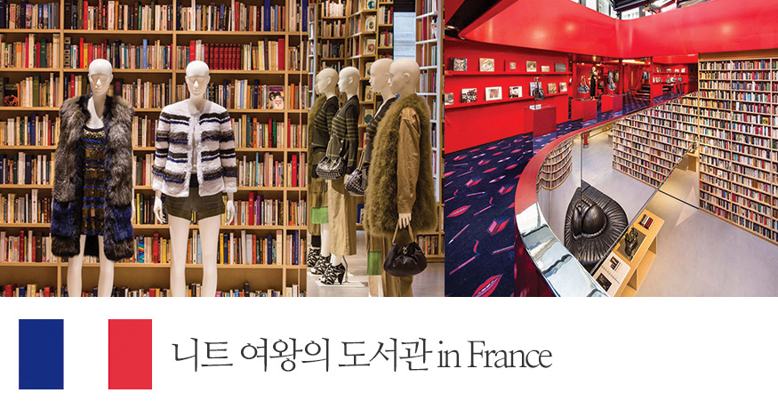 니트 여왕의 도서관 in France
