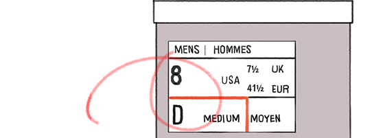 MENS| HOMMES : 8 USA, 7+1/2 UK, 41+1/2 EUR - D MEDIUM | MOYEN